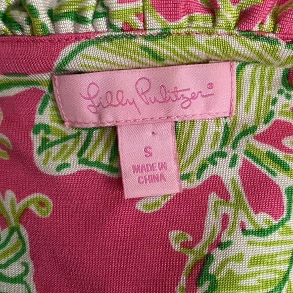 NWOT Lilly Pulitzer tropical flowers silk sun dress - Picture 11 of 12